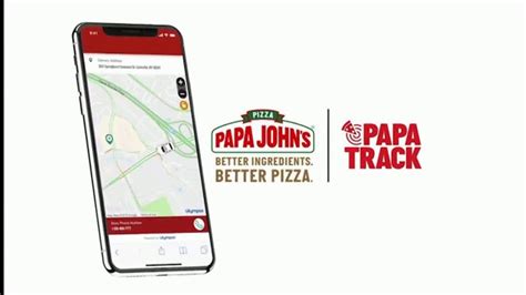 Better Pizza. . Papa johns tracker gone